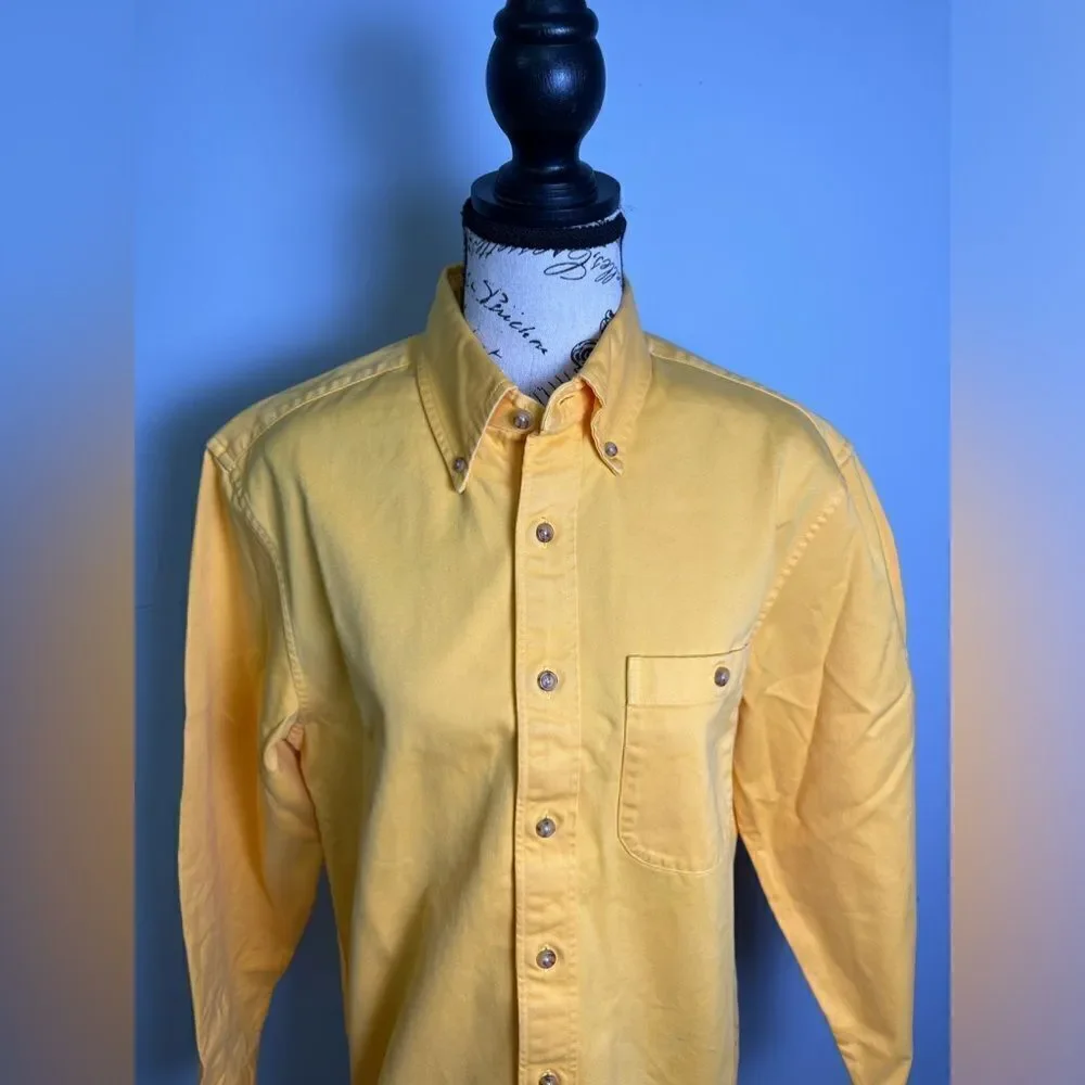 J.Crew Relaxed garment-dyed heavyweight twill shirt Men NWT Size S